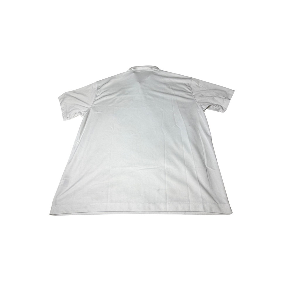 Lacoste Polo Shirt Mens 6 XL White Good Short Sleeve Pique Cotton Logo